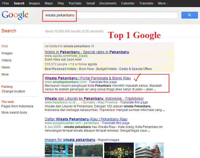 top one google